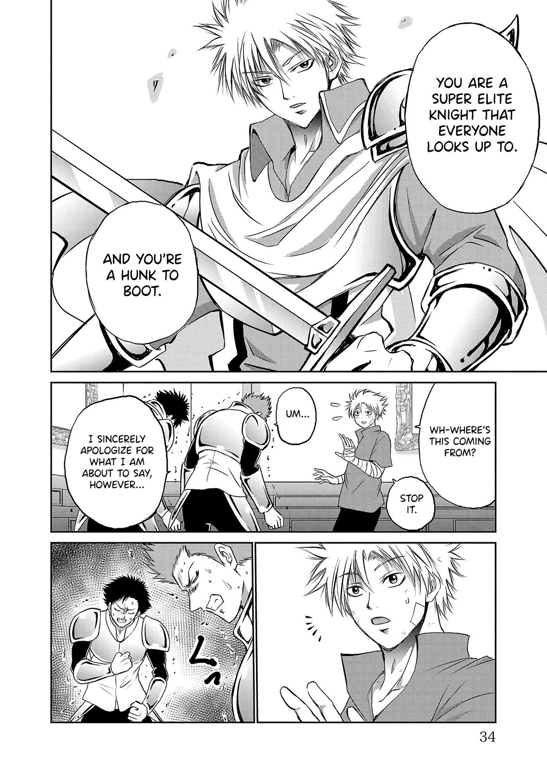 IseGure: After Constantly Being Used as a Foil for OP Isekai Protagonists, The Elite Knight Has Finally Had It. Chapter 1 page 28 - Chapter 1: Foil