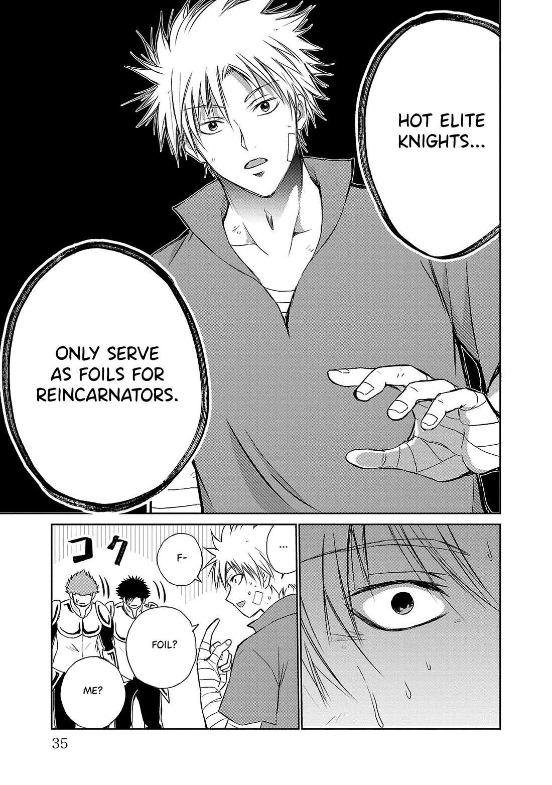 IseGure: After Constantly Being Used as a Foil for OP Isekai Protagonists, The Elite Knight Has Finally Had It. Chapter 1 page 29 - Chapter 1: Foil