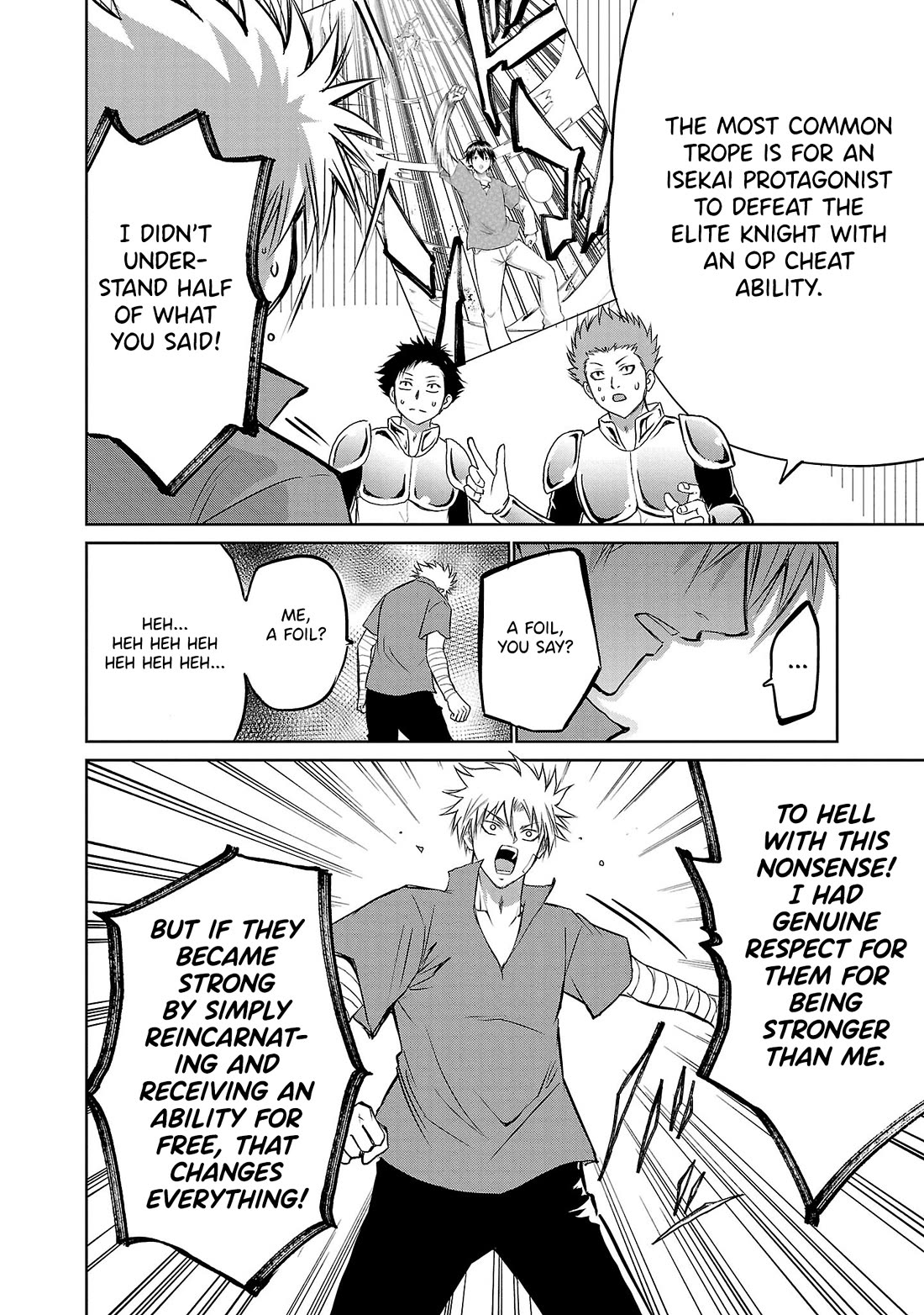 IseGure: After Constantly Being Used as a Foil for OP Isekai Protagonists, The Elite Knight Has Finally Had It. Chapter 1 page 30 - Chapter 1: Foil
