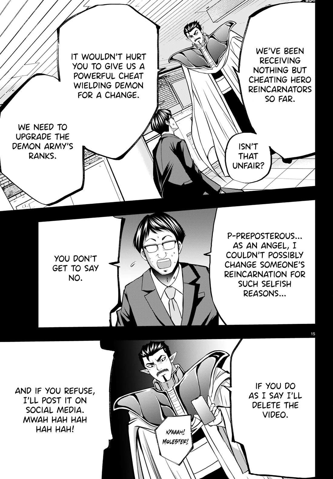 IseGure: After Constantly Being Used as a Foil for OP Isekai Protagonists, The Elite Knight Has Finally Had It. Chapter 13 page 15 - Chapter 13: Demon King