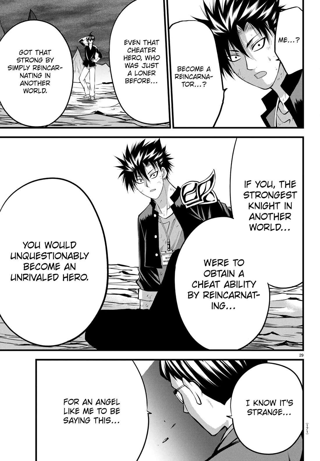 IseGure: After Constantly Being Used as a Foil for OP Isekai Protagonists, The Elite Knight Has Finally Had It. Chapter 17 page 29 - Chapter 17: Cheat