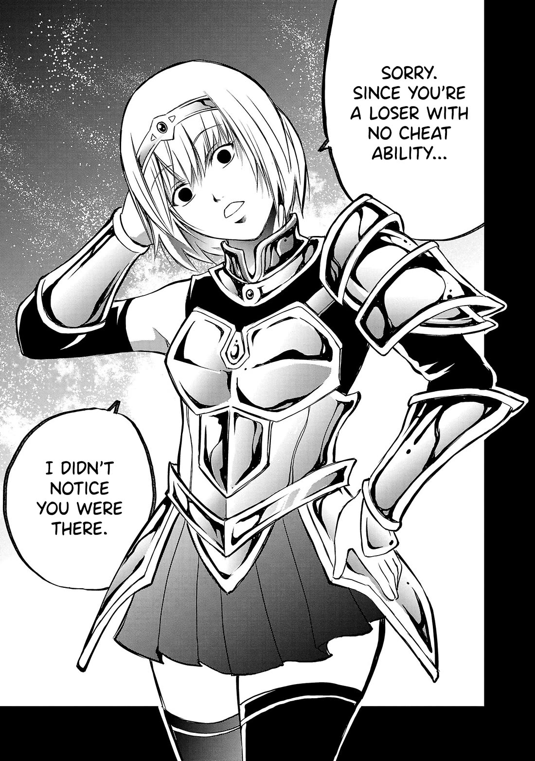 IseGure: After Constantly Being Used as a Foil for OP Isekai Protagonists, The Elite Knight Has Finally Had It. Chapter 2 page 24 - Chapter 2: If You Die I'll Kill You