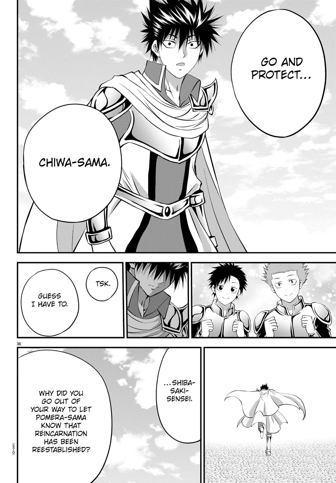 IseGure: After Constantly Being Used as a Foil for OP Isekai Protagonists, The Elite Knight Has Finally Had It. Chapter 20 page 36 - Chapter 20: Pomera and Chiwa [END]