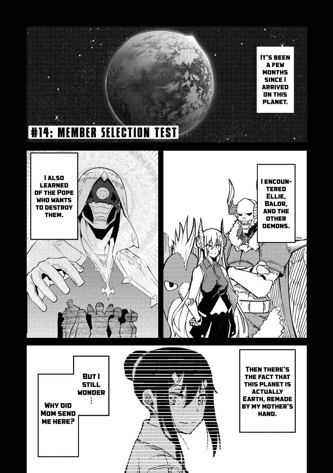 Iseikai Tensei Chapter 16 page 1 - Chapter 16: Member Selection Test