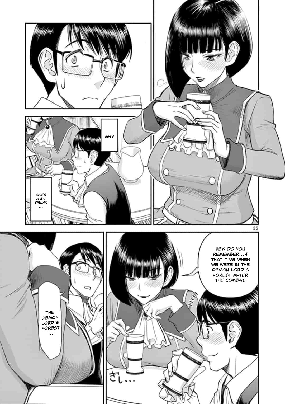 Isekai Affair ~Ten Years After The Demon King's Subjugation, The Married Former Hero And The Female Warrior Who Lost Her Husband ~ Chapter 1 page 35 - Chapter 1: 10 years after the reincarnation of the matchless hero