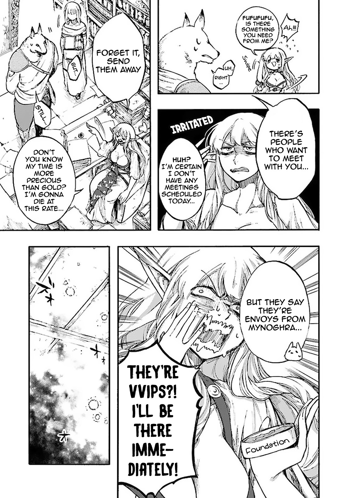 Isekai Apocalypse MYNOGHRA ~The Conquest of the World Starts With the Civilization of Ruin~ Chapter 12.1 page 8 - Chapter 12.1: The city representative