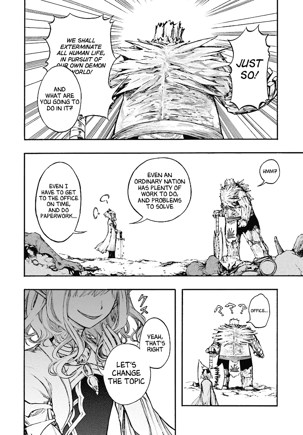 Isekai Apocalypse MYNOGHRA ~The Conquest of the World Starts With the Civilization of Ruin~ Chapter 17 page 18 - Chapter 17: Incompatible Evils