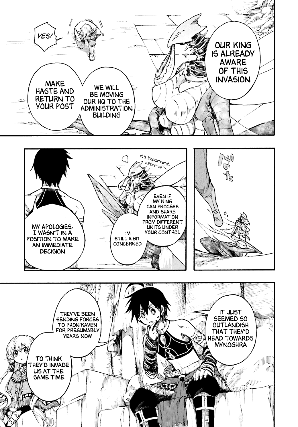 Isekai Apocalypse MYNOGHRA ~The Conquest of the World Starts With the Civilization of Ruin~ Chapter 18 page 3 - Chapter 18: Strange Movements