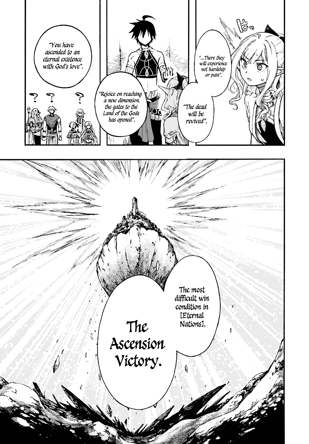Isekai Apocalypse MYNOGHRA ~The Conquest of the World Starts With the Civilization of Ruin~ Chapter 24 page 35 - Chapter 24: So Begins the Game of Gods