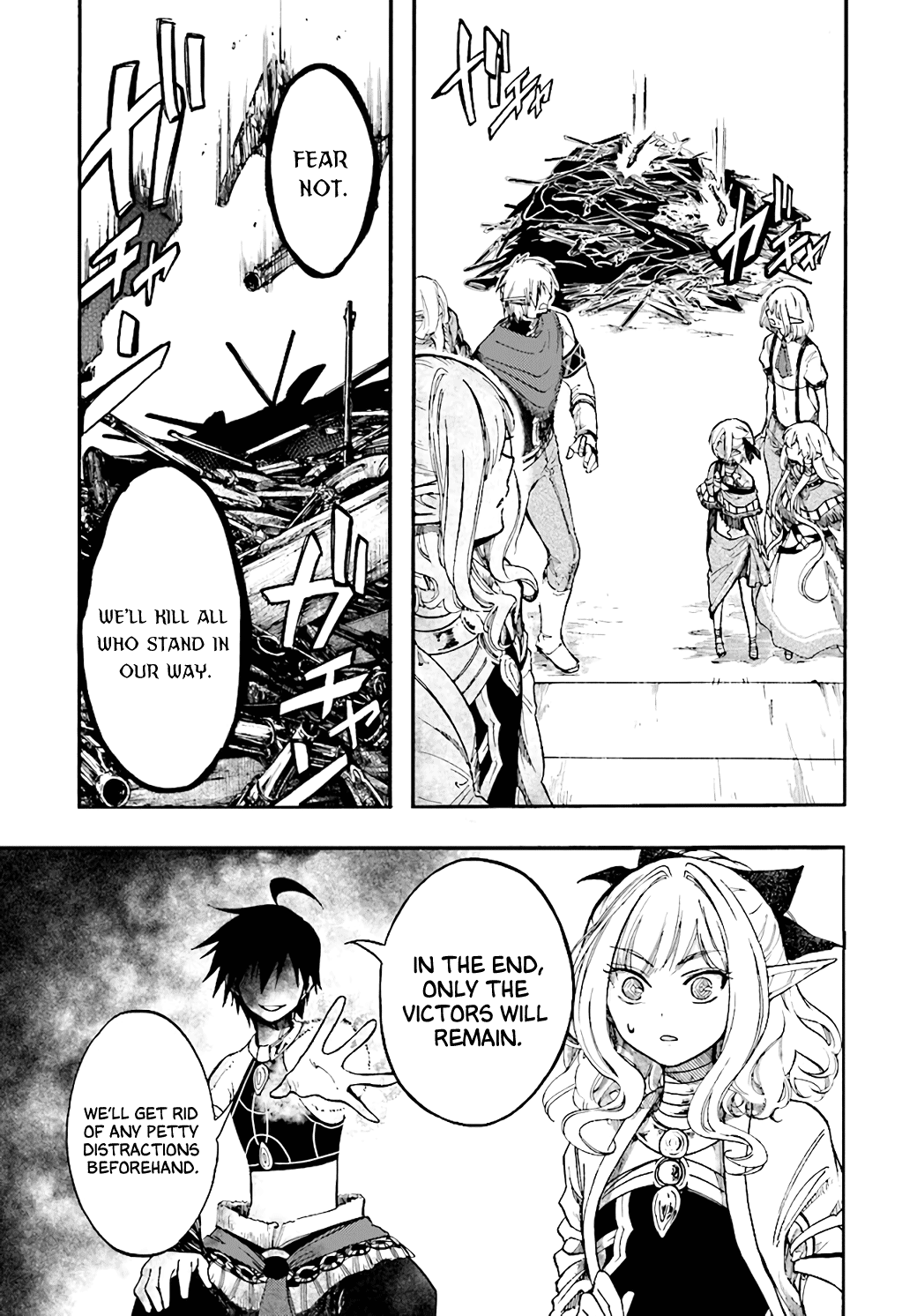 Isekai Apocalypse MYNOGHRA ~The Conquest of the World Starts With the Civilization of Ruin~ Chapter 24 page 37 - Chapter 24: So Begins the Game of Gods
