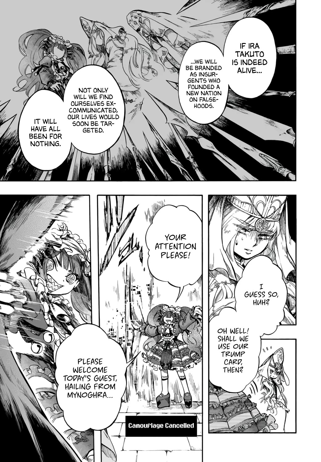 Isekai Apocalypse MYNOGHRA ~The Conquest of the World Starts With the Civilization of Ruin~ Chapter 32 page 25 - Chapter 32: Truths and Falsehoods