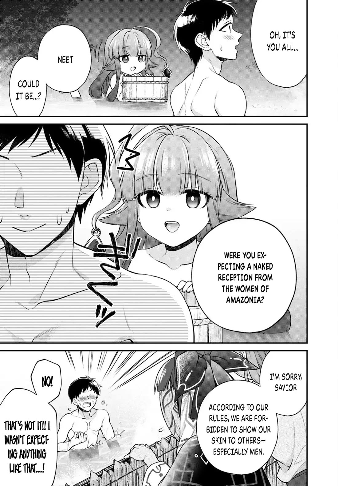 Isekai Cheat Kaitakuki Chapter 18 page 5 - Chapter 18: The dream of wine pool and a feast?!