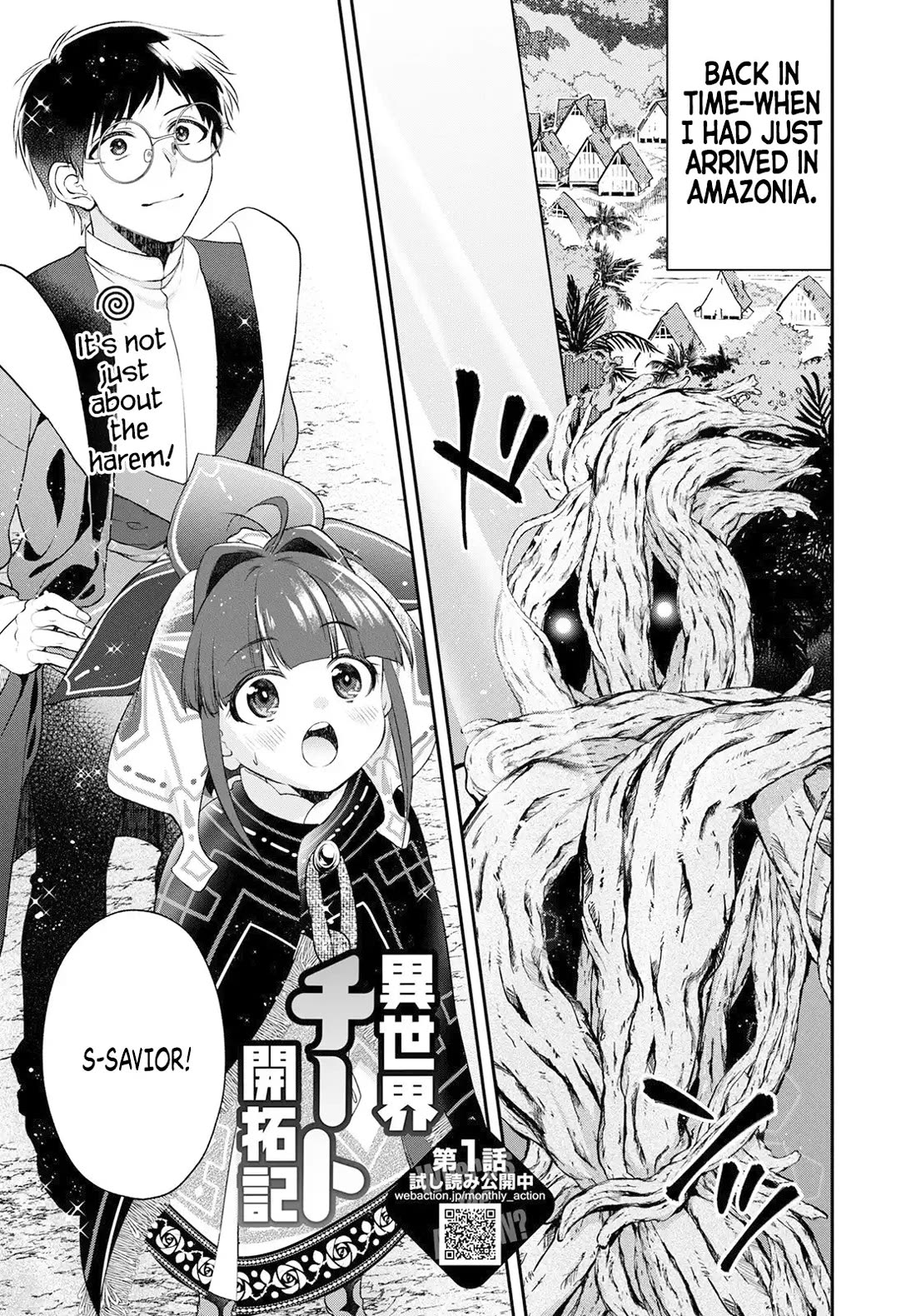 Isekai Cheat Kaitakuki Chapter 19 page 1 - Chapter 19: Jungle development chronicles!