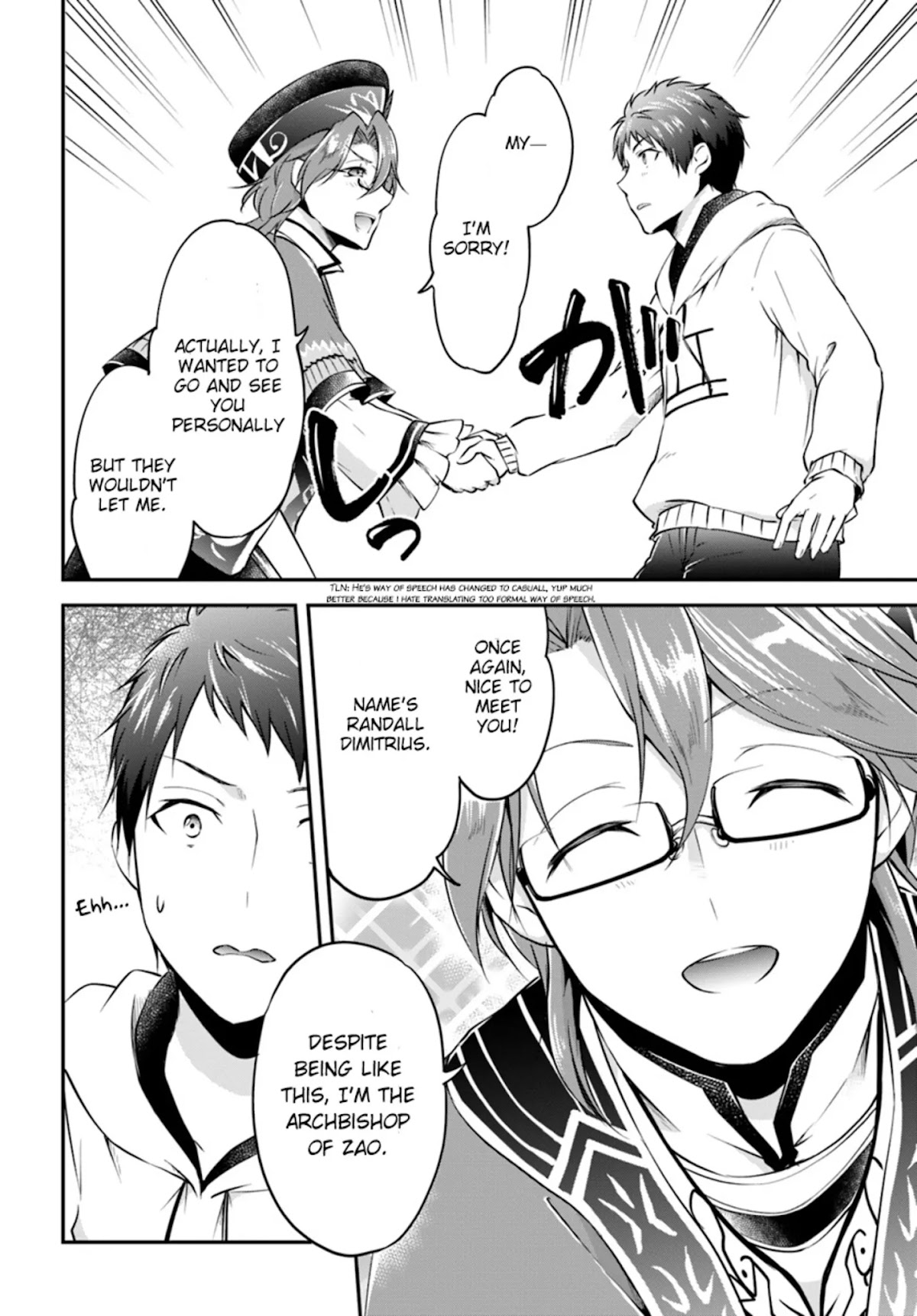 Isekai Cheat Survival Meshi Chapter 18 page 20 - Chapter 18: The Young Archbishop