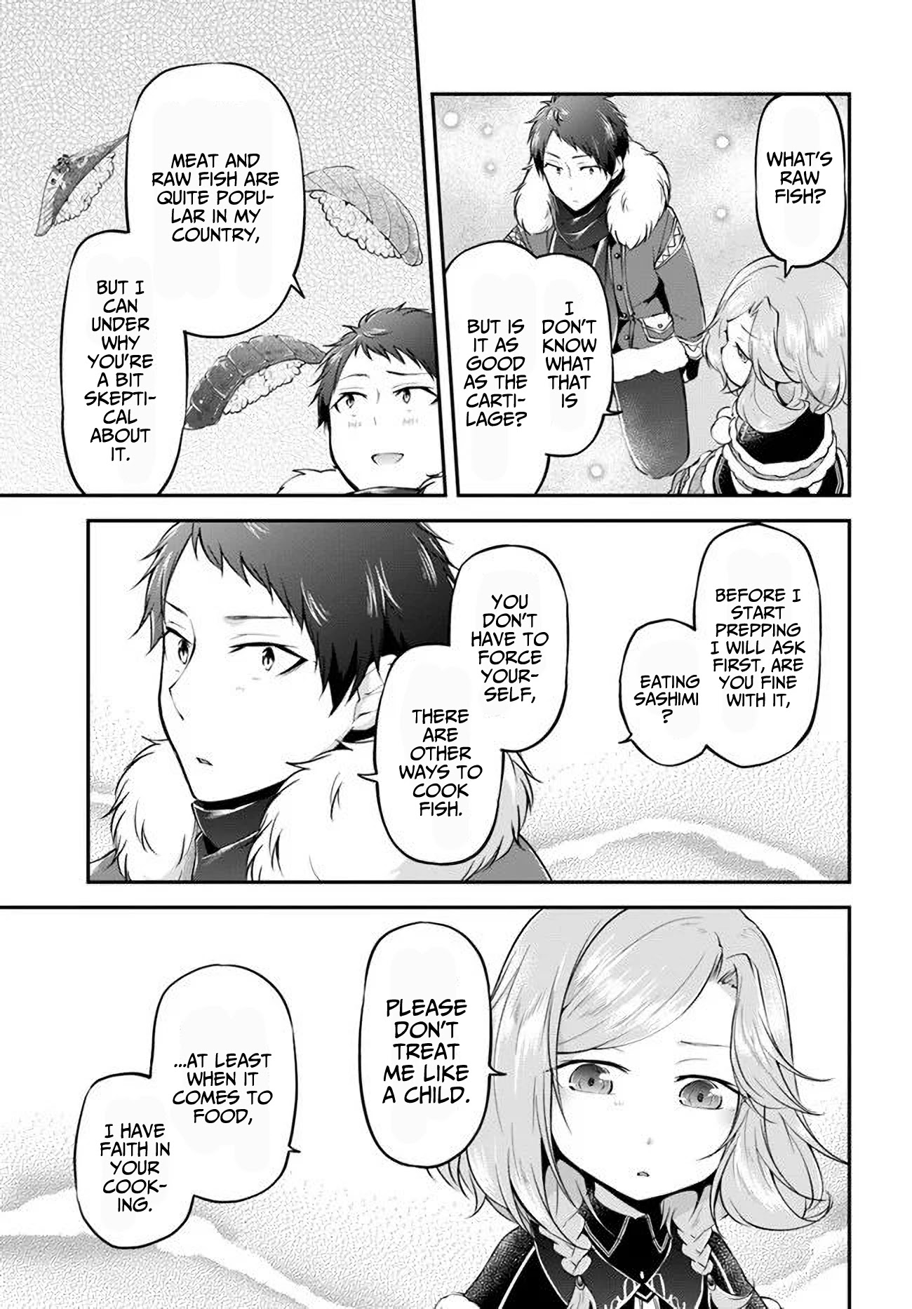 Isekai Cheat Survival Meshi Chapter 25 page 3 - Chapter 25: Otherworldly wasabi and raw fish