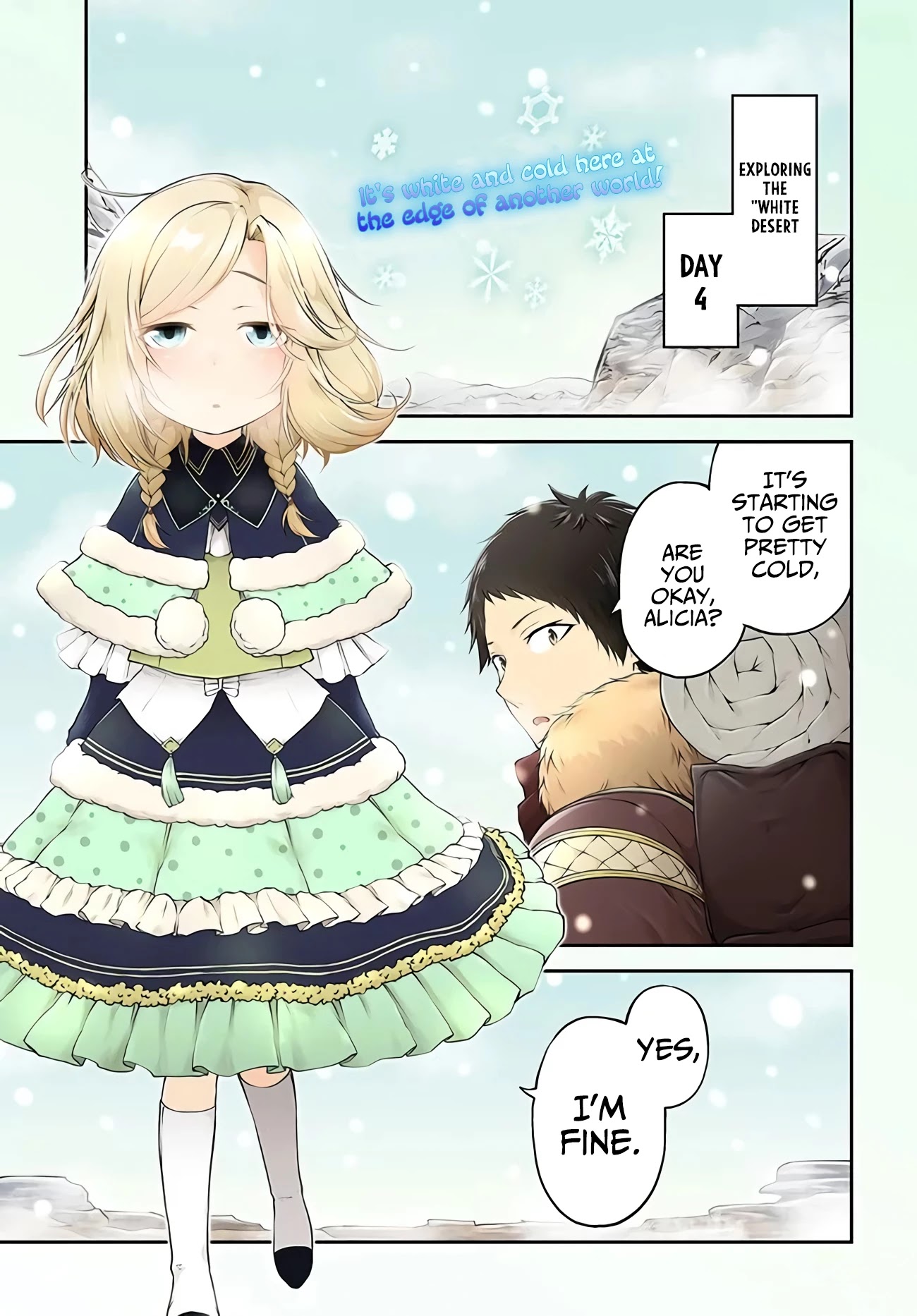 Isekai Cheat Survival Meshi Chapter 26 page 1 - Chapter 26: The White Desert