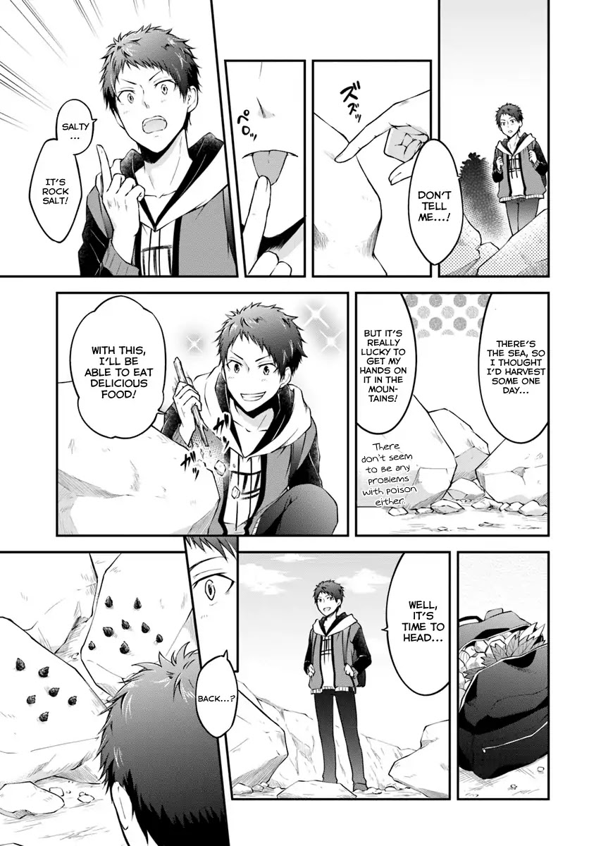 Isekai Cheat Survival Meshi Chapter 3 page 6 - Chapter 3: Mountain Harvest