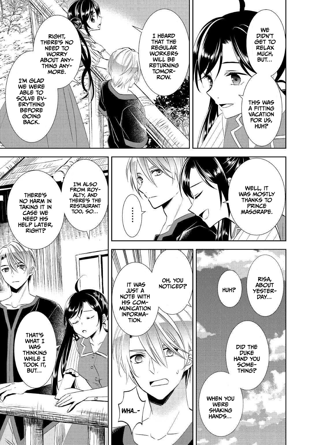 Isekai de Café o Kaiten Shimashita. Chapter 61 page 27 - Chapter 61