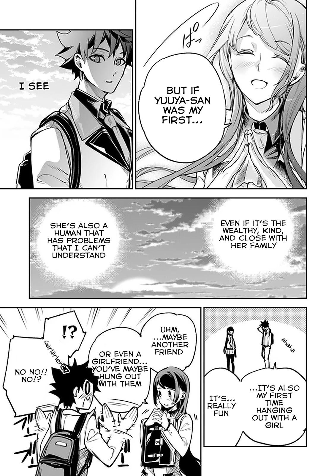 Isekai de Cheat Skill wo te ni Shita ore wa, Genjitsu Sekai wo mo Musou Suru ~Level Up wa Jinsei wo Kaeta~ Chapter 11 page 18 - Chapter 11: Brave First Step
