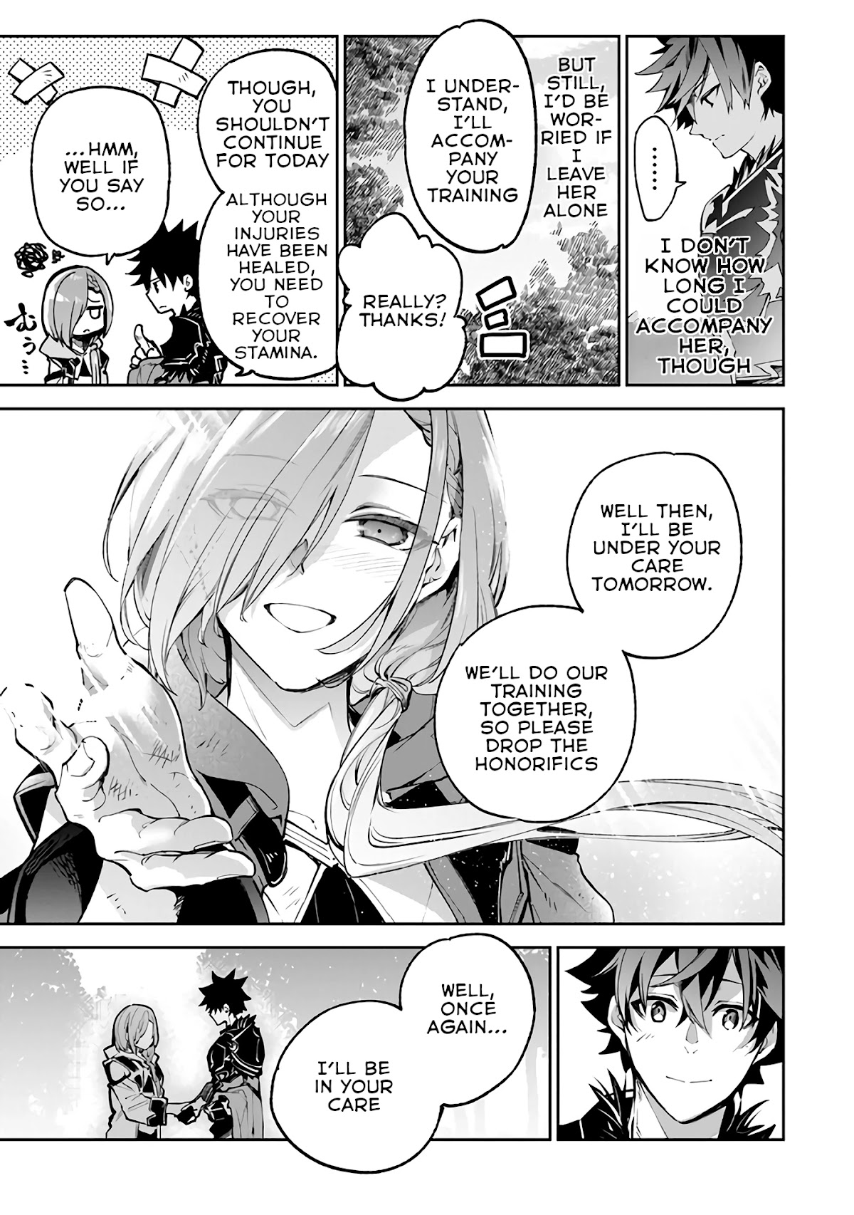 Isekai de Cheat Skill wo te ni Shita ore wa, Genjitsu Sekai wo mo Musou Suru ~Level Up wa Jinsei wo Kaeta~ Chapter 17 page 27 - Chapter 17: Encounter In The Forest