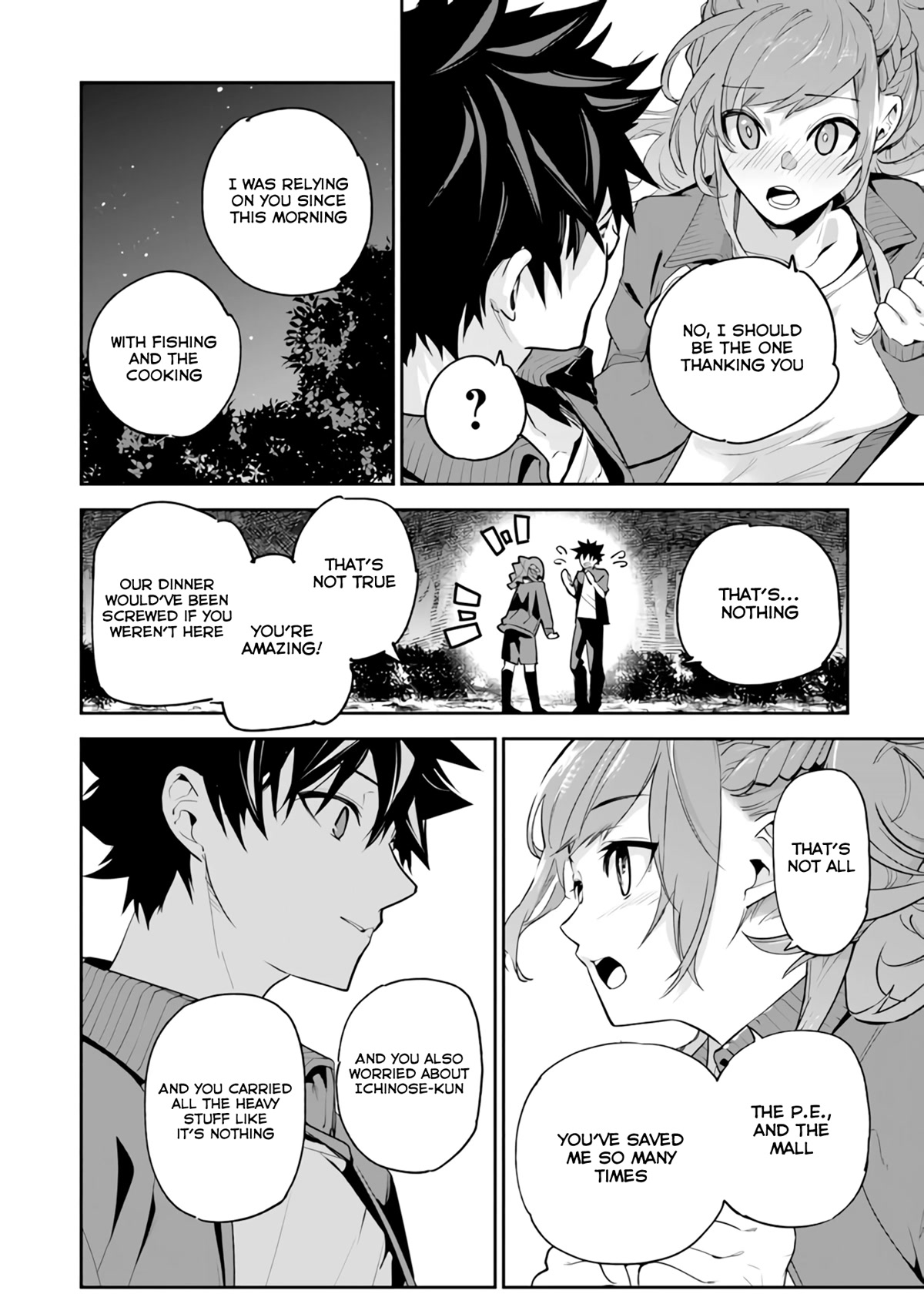 Isekai de Cheat Skill wo te ni Shita ore wa, Genjitsu Sekai wo mo Musou Suru ~Level Up wa Jinsei wo Kaeta~ Chapter 20 page 37 - Chapter 20: Outdoor Classes