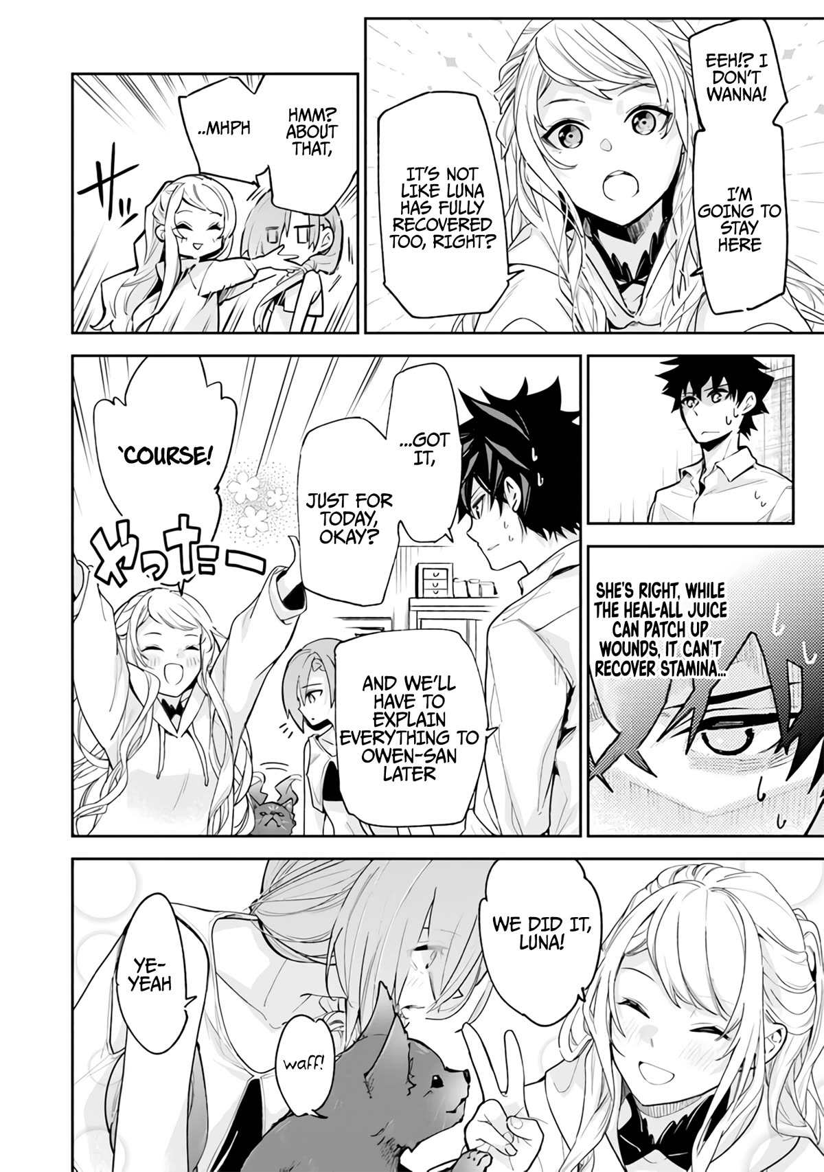 Isekai de Cheat Skill wo te ni Shita ore wa, Genjitsu Sekai wo mo Musou Suru ~Level Up wa Jinsei wo Kaeta~ Chapter 24 page 13 - Chapter 24: Skinship