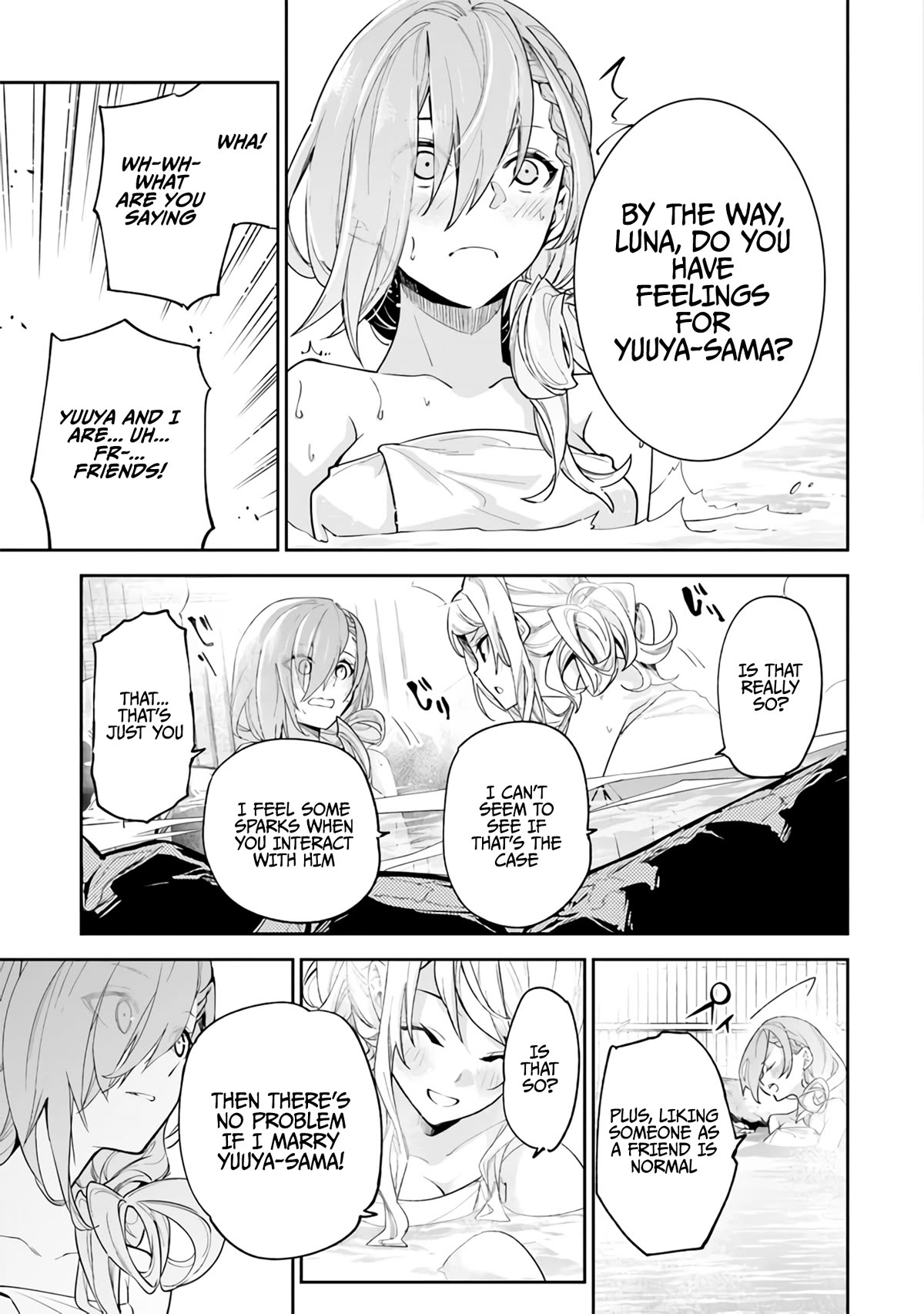 Isekai de Cheat Skill wo te ni Shita ore wa, Genjitsu Sekai wo mo Musou Suru ~Level Up wa Jinsei wo Kaeta~ Chapter 24 page 6 - Chapter 24: Skinship