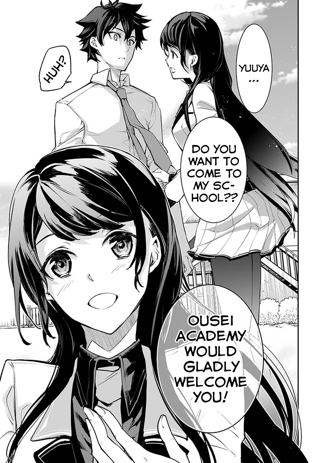 Isekai de Cheat Skill wo te ni Shita ore wa, Genjitsu Sekai wo mo Musou Suru ~Level Up wa Jinsei wo Kaeta~ Chapter 6 page 25 - Chapter 6: Ousai Academy