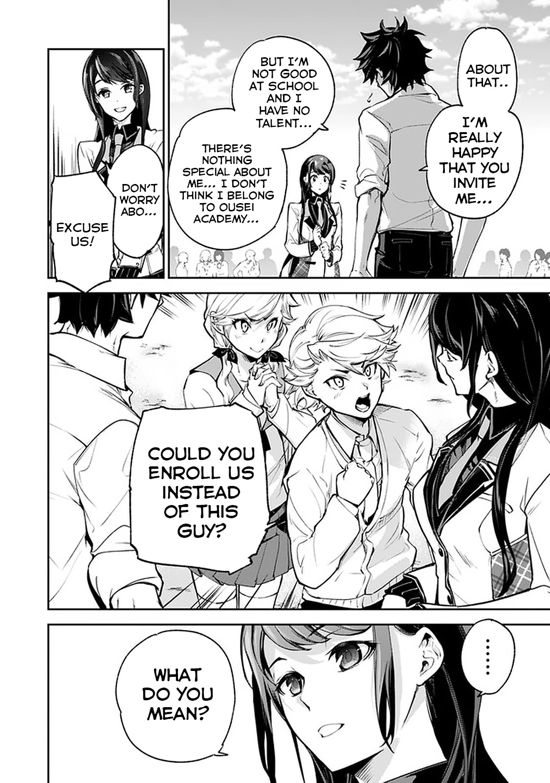 Isekai de Cheat Skill wo te ni Shita ore wa, Genjitsu Sekai wo mo Musou Suru ~Level Up wa Jinsei wo Kaeta~ Chapter 6 page 28 - Chapter 6: Ousai Academy