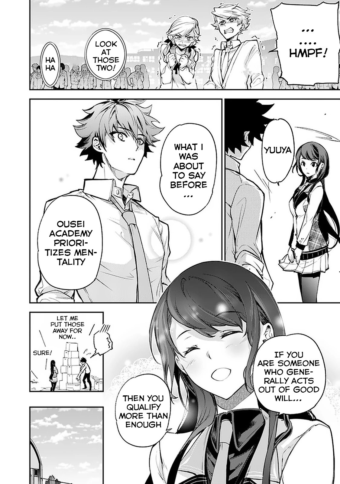 Isekai de Cheat Skill wo te ni Shita ore wa, Genjitsu Sekai wo mo Musou Suru ~Level Up wa Jinsei wo Kaeta~ Chapter 6 page 32 - Chapter 6: Ousai Academy
