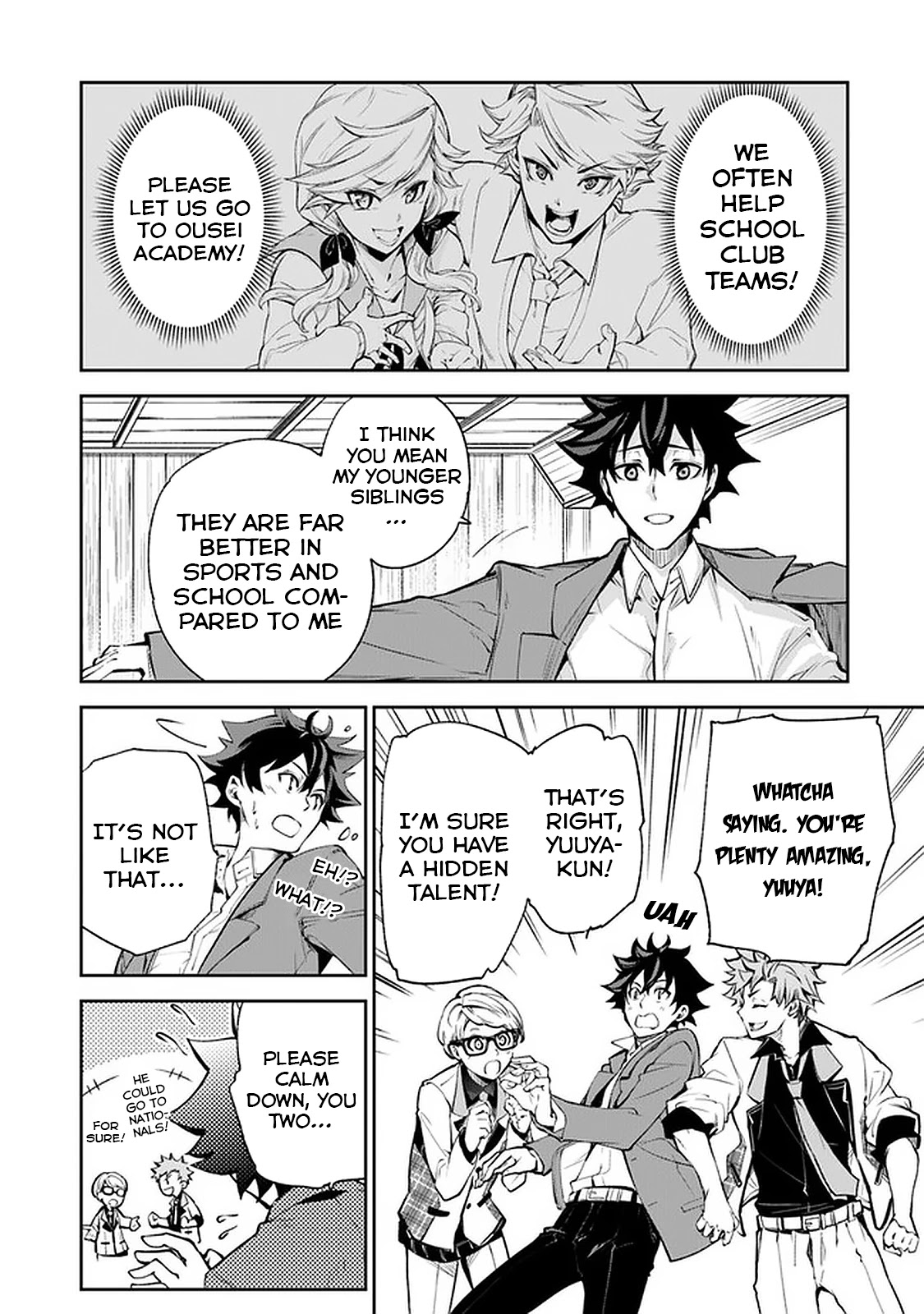 Isekai de Cheat Skill wo te ni Shita ore wa, Genjitsu Sekai wo mo Musou Suru ~Level Up wa Jinsei wo Kaeta~ Chapter 7 page 32 - Chapter 7: Resolution