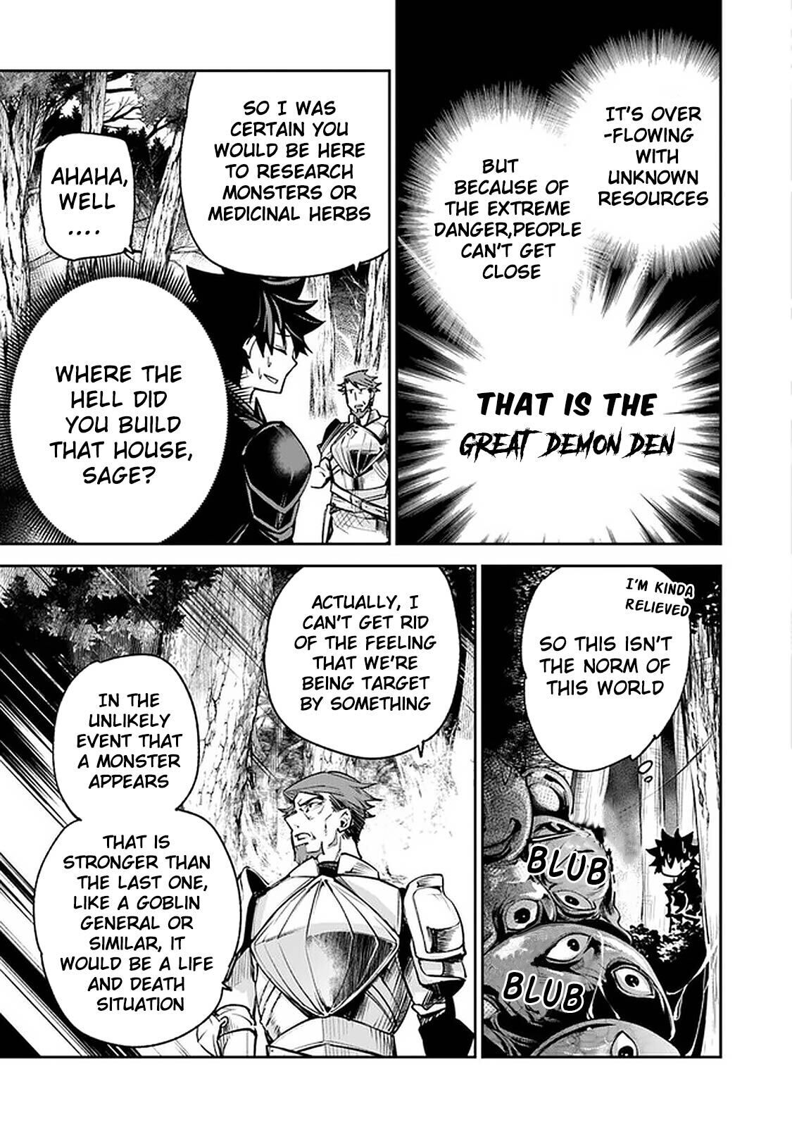 Isekai de Cheat Skill wo te ni Shita ore wa, Genjitsu Sekai wo mo Musou Suru ~Level Up wa Jinsei wo Kaeta~ Chapter 9 page 22 - Chapter 9: The Great Demon Den