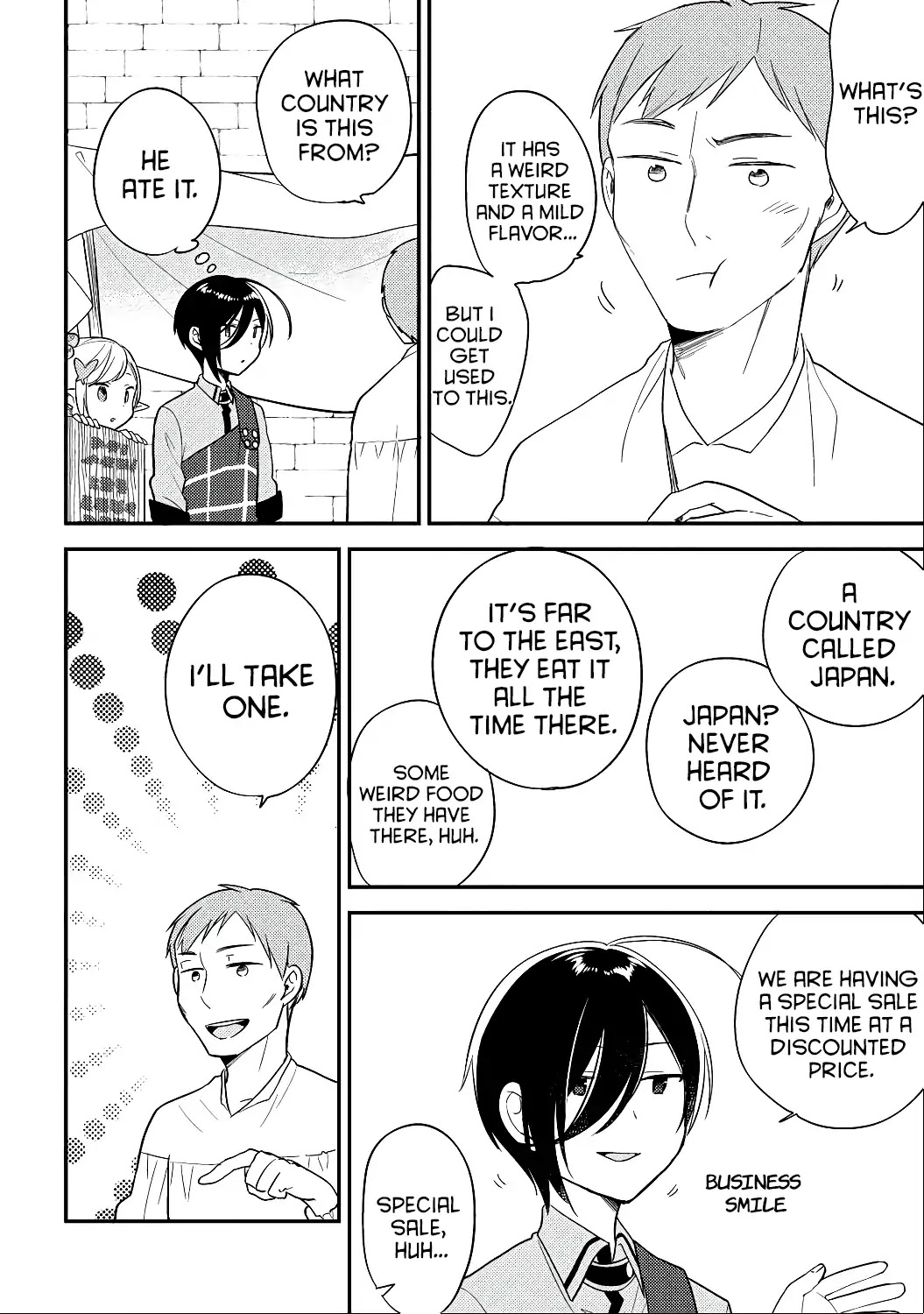 Isekai de Kojiin wo Hiraitakedo, nazeka Darehitori Sudatou to Shinai Ken Chapter 12 page 11 - Chapter 12: Our first stall
