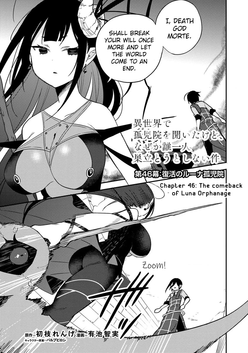 Isekai de Kojiin wo Hiraitakedo, nazeka Darehitori Sudatou to Shinai Ken Chapter 46 page 2 - Chapter 46: The Comeback of Luna Orphanage