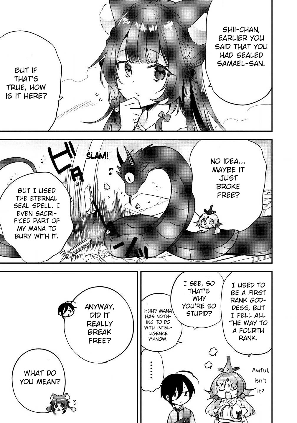 Isekai de Kojiin wo Hiraitakedo, nazeka Darehitori Sudatou to Shinai Ken Chapter 61 page 4 - Chapter 61: Death Snake Samael