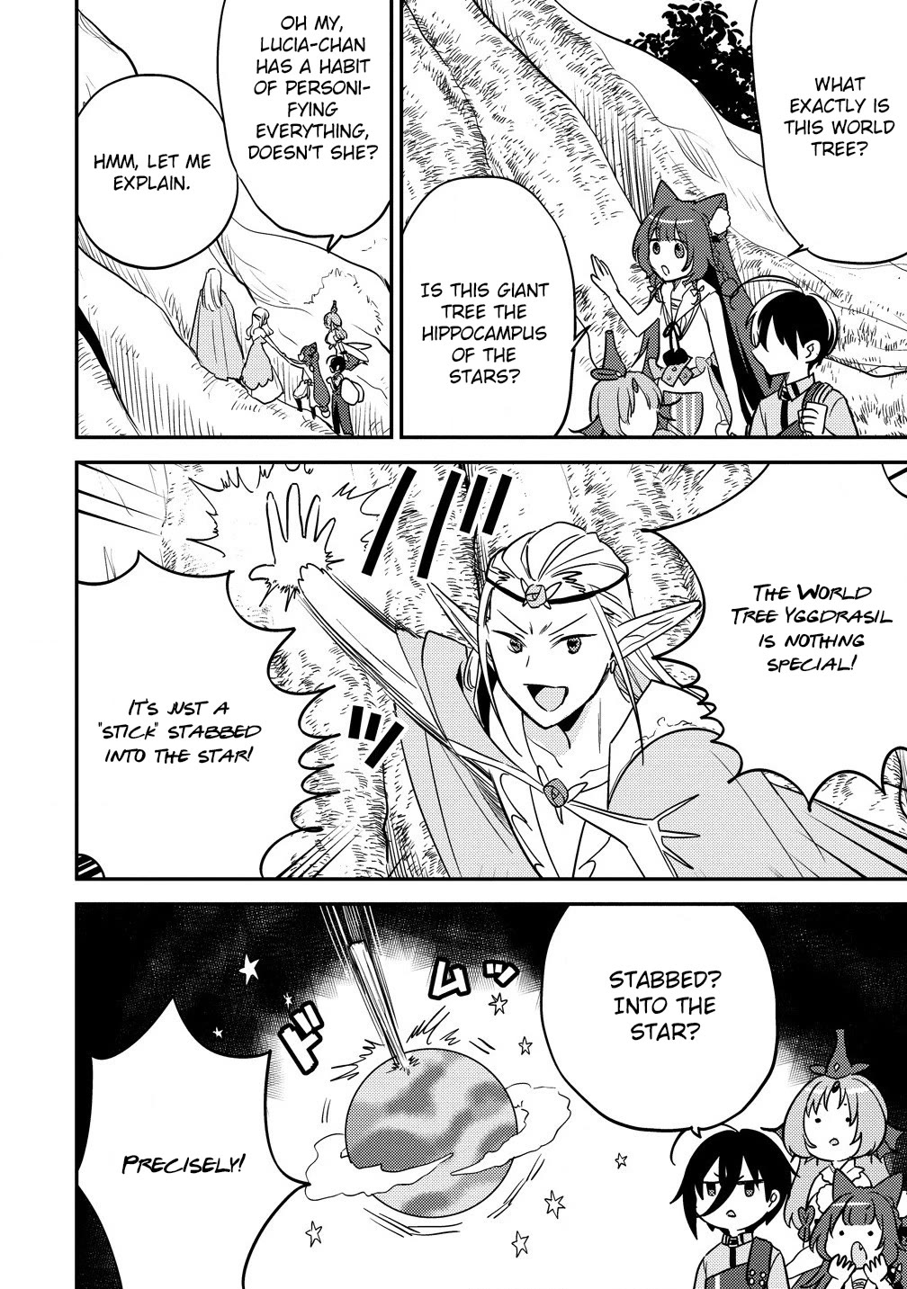 Isekai de Kojiin wo Hiraitakedo, nazeka Darehitori Sudatou to Shinai Ken Chapter 63 page 13 - Chapter 63: Yggdrasil, the world tree