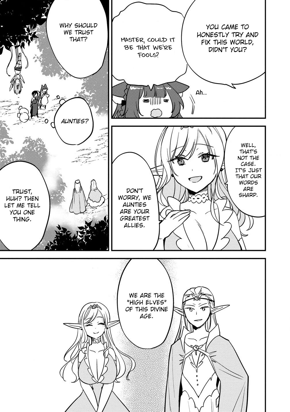 Isekai de Kojiin wo Hiraitakedo, nazeka Darehitori Sudatou to Shinai Ken Chapter 63 page 8 - Chapter 63: Yggdrasil, the world tree