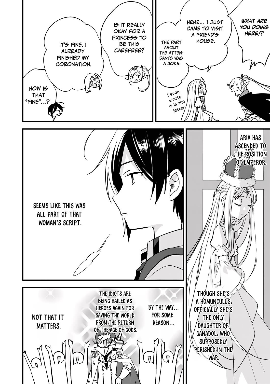 Isekai de Kojiin wo Hiraitakedo, nazeka Darehitori Sudatou to Shinai Ken Chapter 73 page 17 - Chapter 73: The Promise of That Day