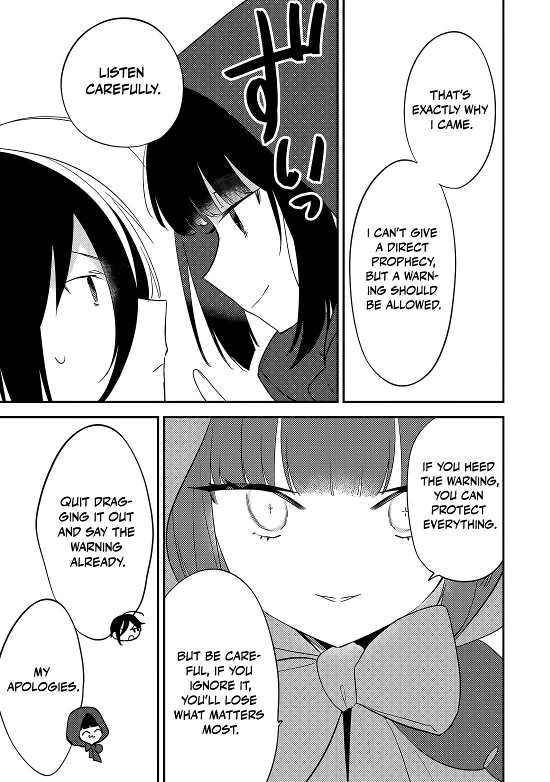 Isekai de Kojiin wo Hiraitakedo, nazeka Darehitori Sudatou to Shinai Ken Chapter 74 page 6 - Chapter 74: Prophecy and a Visitor