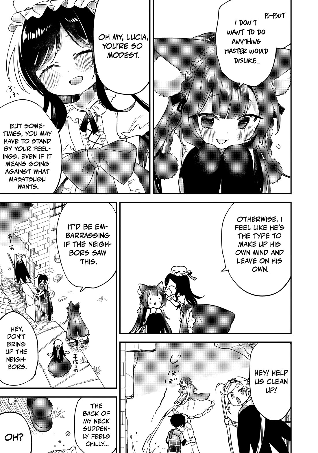 Isekai de Kojiin wo Hiraitakedo, nazeka Darehitori Sudatou to Shinai Ken Chapter 77 page 8 - Chapter 77: The Neighbor