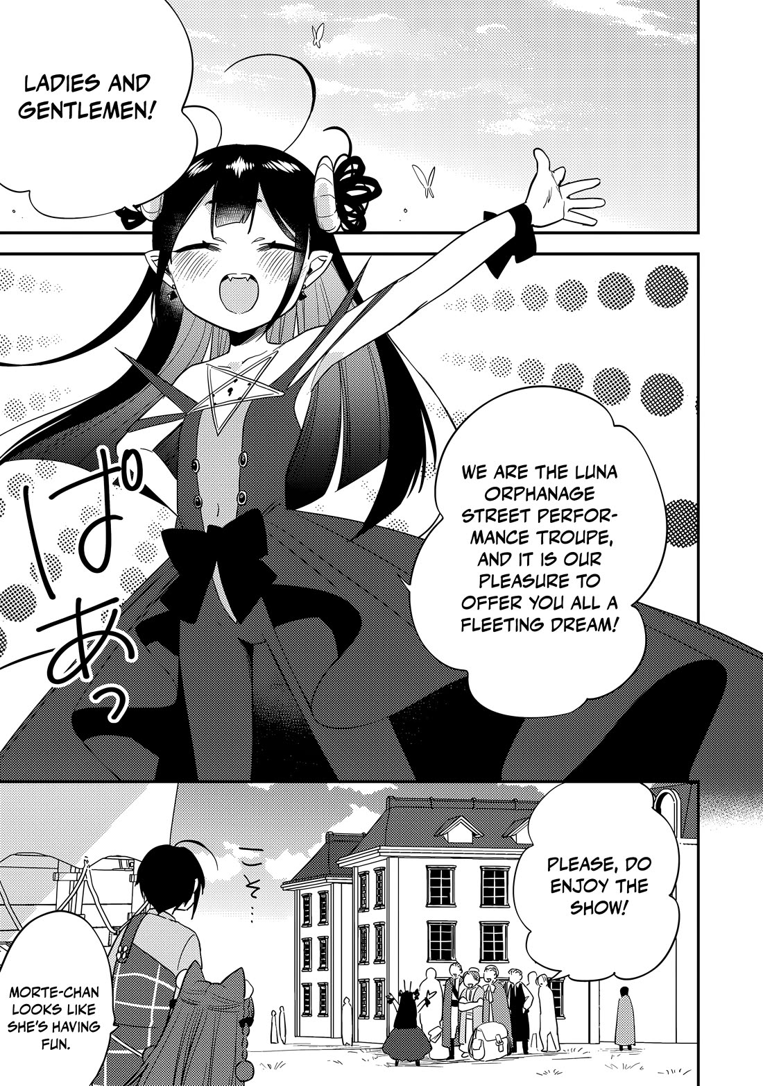 Isekai de Kojiin wo Hiraitakedo, nazeka Darehitori Sudatou to Shinai Ken Chapter 79 page 6 - Chapter 79: The Luna Orphanage Street Performace Troupe