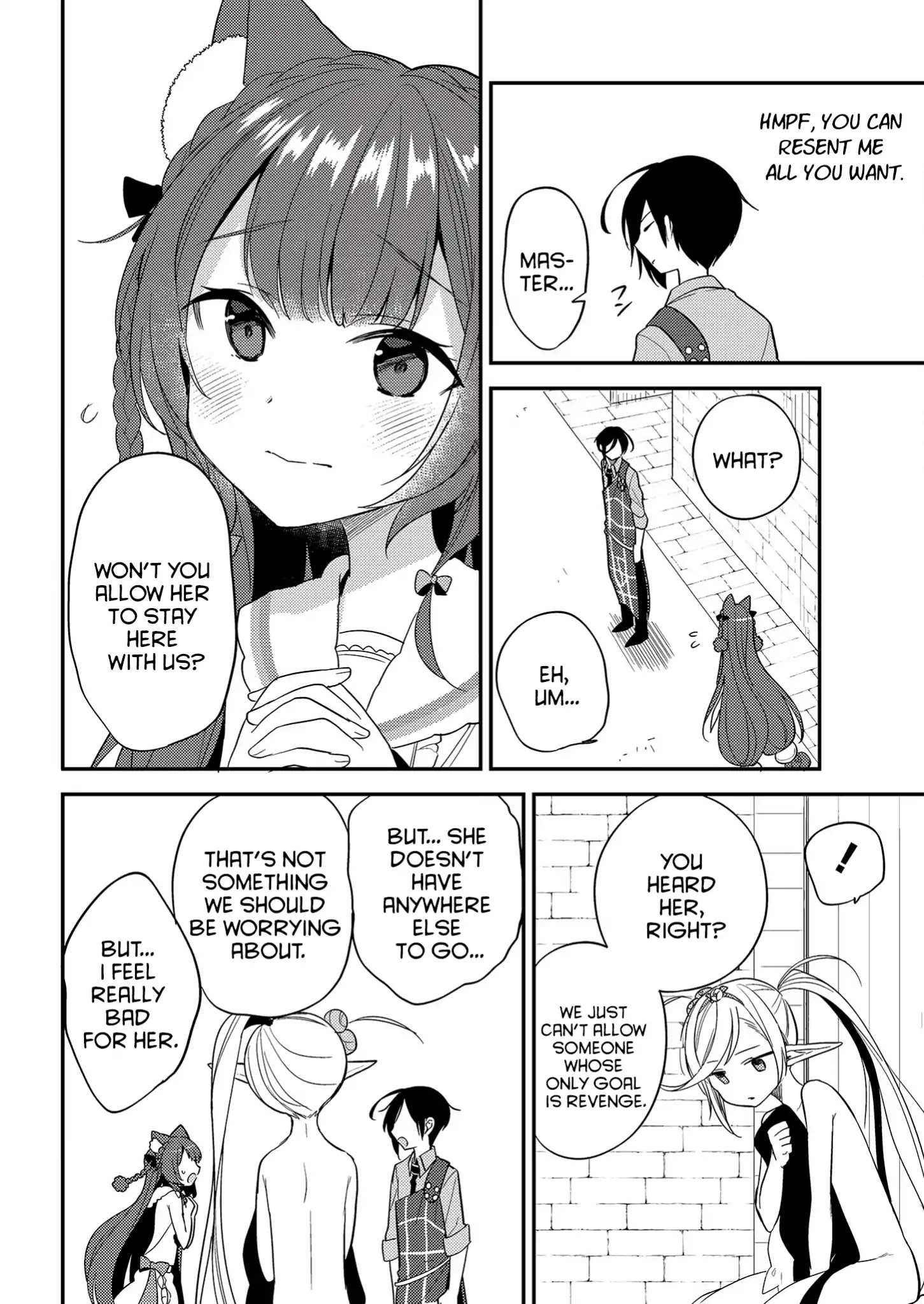 Isekai de Kojiin wo Hiraitakedo, nazeka Darehitori Sudatou to Shinai Ken Chapter 8 page 10 - Chapter 8: The Elf's Circumstances