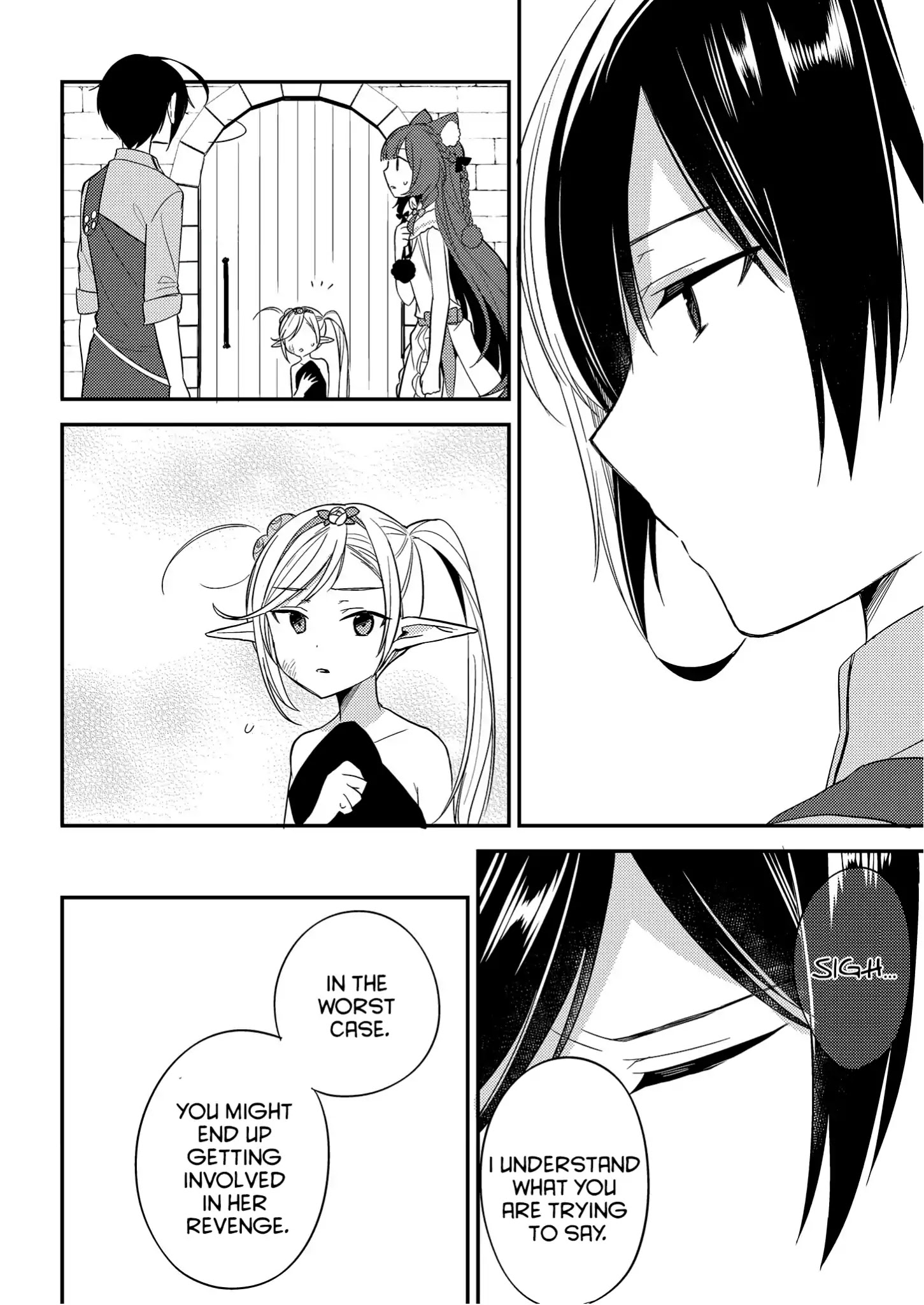 Isekai de Kojiin wo Hiraitakedo, nazeka Darehitori Sudatou to Shinai Ken Chapter 8 page 12 - Chapter 8: The Elf's Circumstances