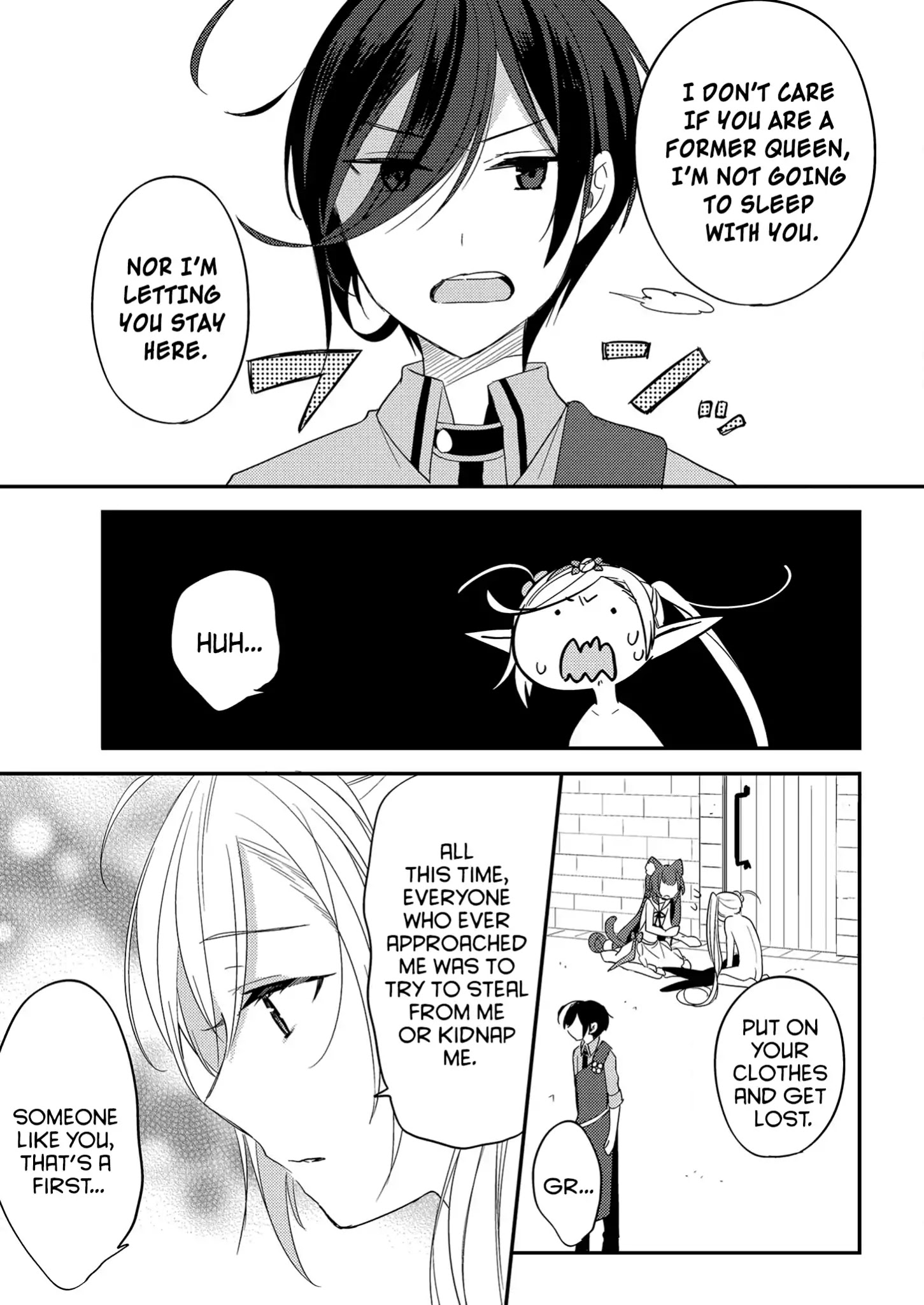 Isekai de Kojiin wo Hiraitakedo, nazeka Darehitori Sudatou to Shinai Ken Chapter 8 page 9 - Chapter 8: The Elf's Circumstances