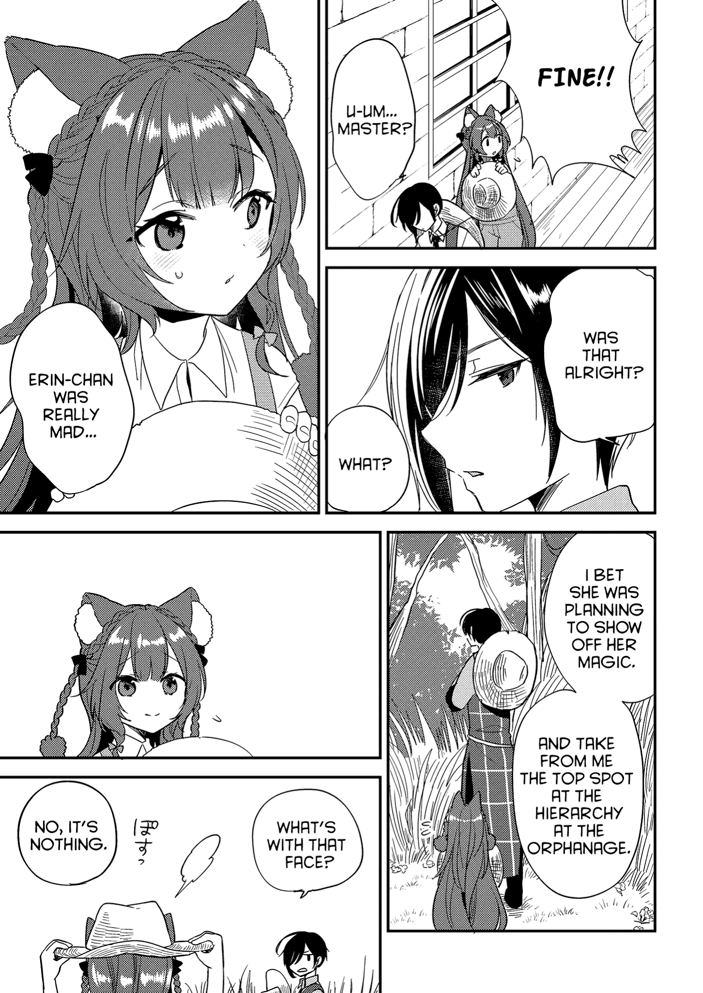 Isekai de Kojiin wo Hiraitakedo, nazeka Darehitori Sudatou to Shinai Ken Chapter 9 page 5 - Chapter 9: Erin’s feelings