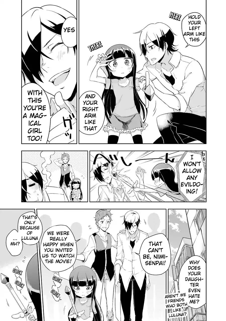 Isekai de Saikyou no Tsue ni Tensei shita Ore ga Iyagaru Shoujo wo Muriyari Mahou Shoujo ni P suru! Chapter 1 page 6 - Chapter 1: Magical Girl