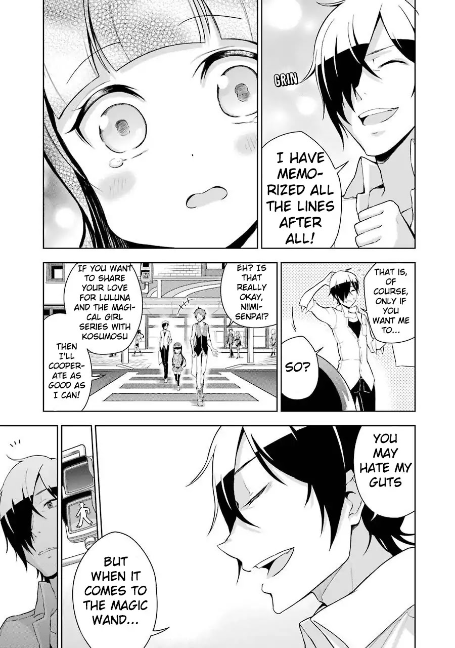 Isekai de Saikyou no Tsue ni Tensei shita Ore ga Iyagaru Shoujo wo Muriyari Mahou Shoujo ni P suru! Chapter 1 page 8 - Chapter 1: Magical Girl