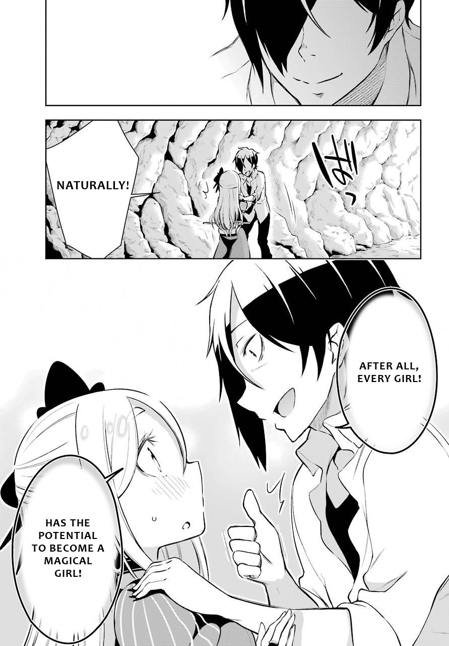 Isekai de Saikyou no Tsue ni Tensei shita Ore ga Iyagaru Shoujo wo Muriyari Mahou Shoujo ni P suru! Chapter 11 page 13 - Chapter 11
