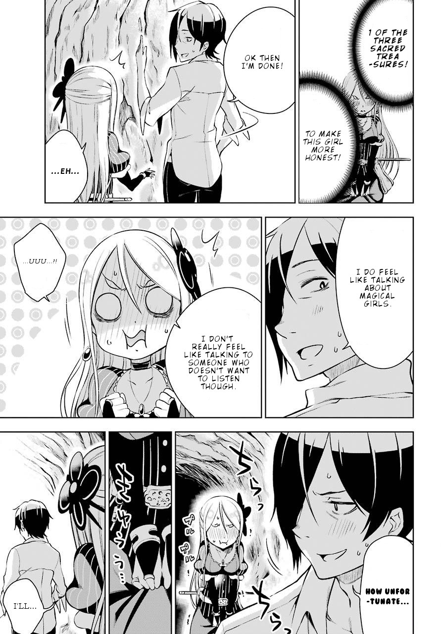 Isekai de Saikyou no Tsue ni Tensei shita Ore ga Iyagaru Shoujo wo Muriyari Mahou Shoujo ni P suru! Chapter 11 page 17 - Chapter 11