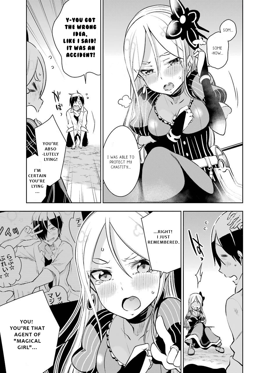 Isekai de Saikyou no Tsue ni Tensei shita Ore ga Iyagaru Shoujo wo Muriyari Mahou Shoujo ni P suru! Chapter 11 page 7 - Chapter 11